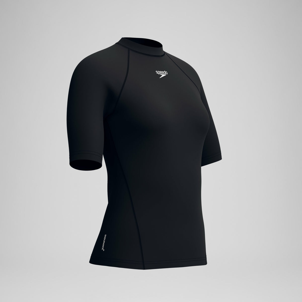 Speedo Endurance+ Short Sleeve Rashguard Black