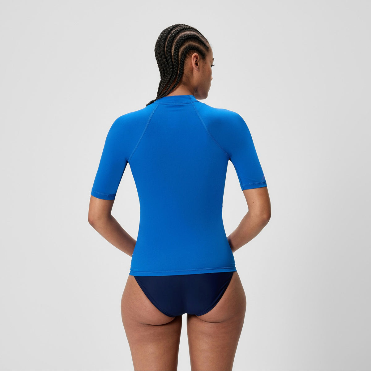 Speedo Endurance+ Short Sleeve Rashguard Blue