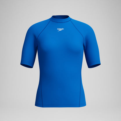 Speedo Endurance+ Short Sleeve Rashguard Blue