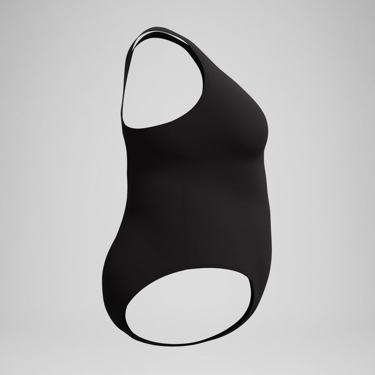 Speedo Plus Size Endurance+ Medalist Swimsuit Black