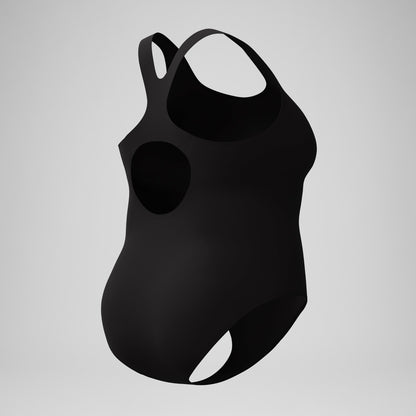 Speedo Plus Size Endurance+ Medalist Swimsuit Black