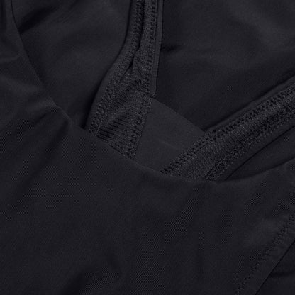 Speedo Solid High Neck One Piece Black