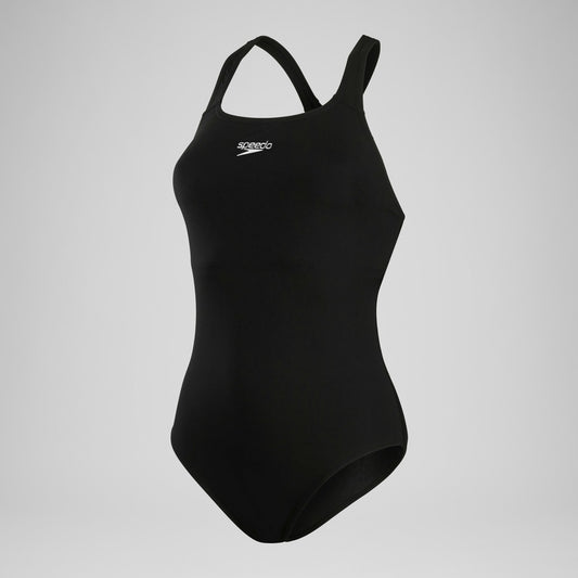 Speedo Endurance+ Essential Kickback Swimsuit Black