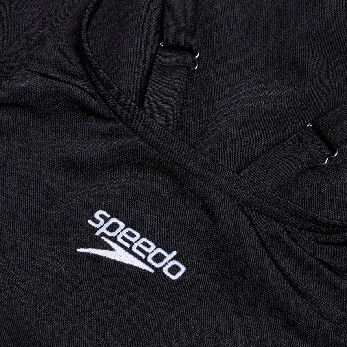 Speedo Endurance+ Longer Body V Neck Swimsuit Black