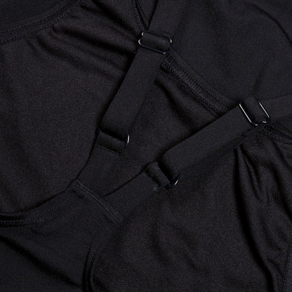 Speedo Endurance+ Longer Body V Neck Swimsuit Black