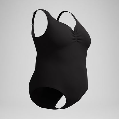 Speedo Plus Size Shaping AquaNite Swimsuit Black