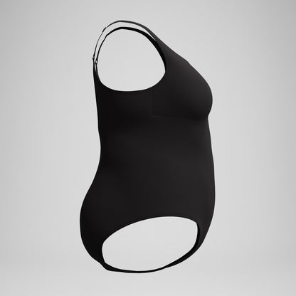Speedo Plus Size Shaping AquaNite Swimsuit Black