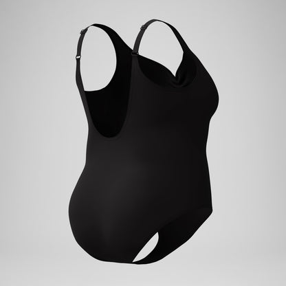 Speedo Plus Size Shaping AquaNite Swimsuit Black