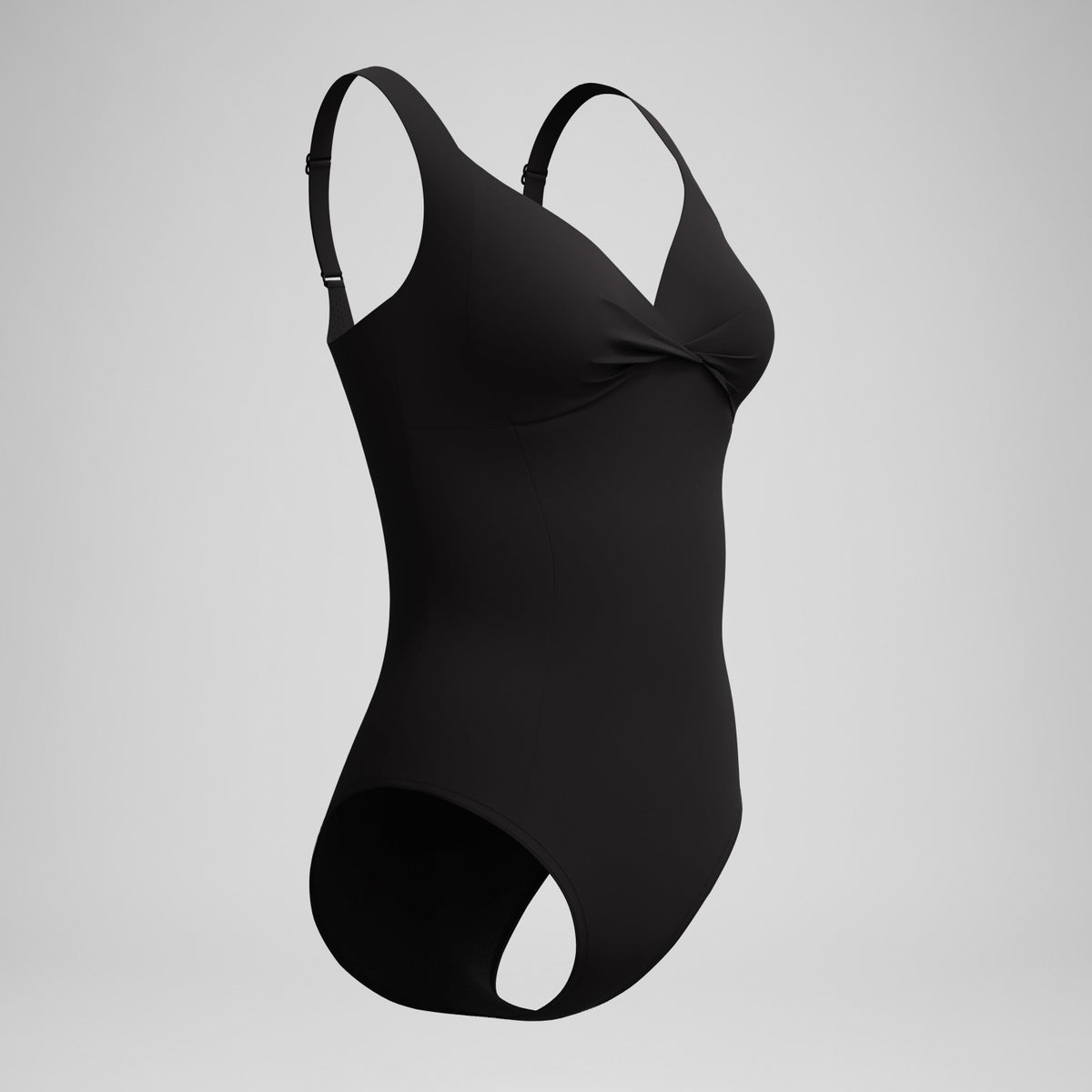 Speedo Shaping Cross Knot Swimsuit Black