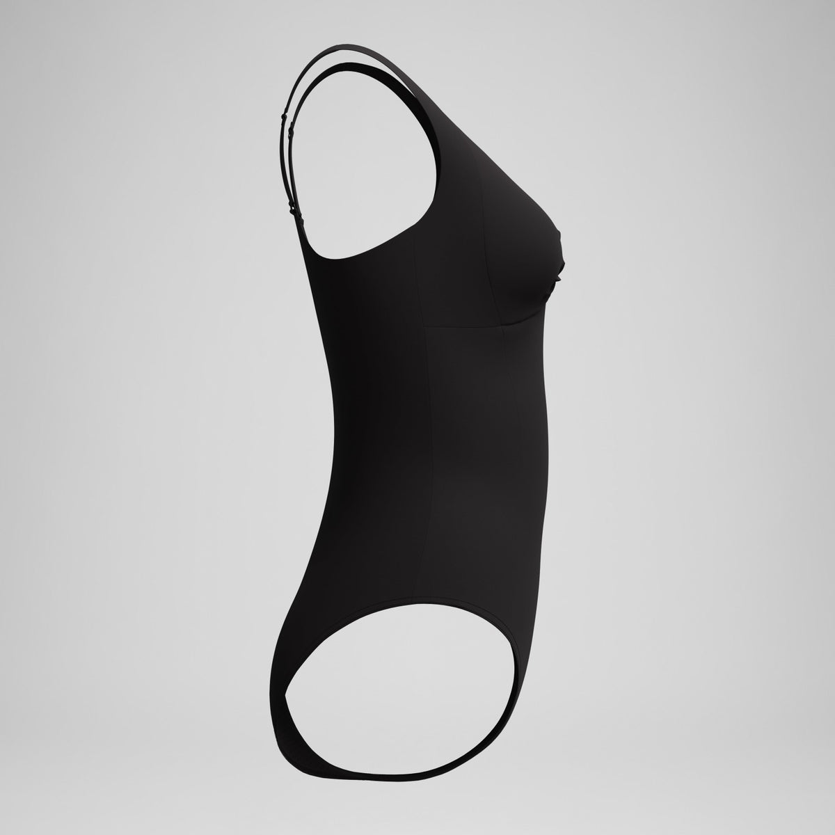 Speedo Shaping Cross Knot Swimsuit Black