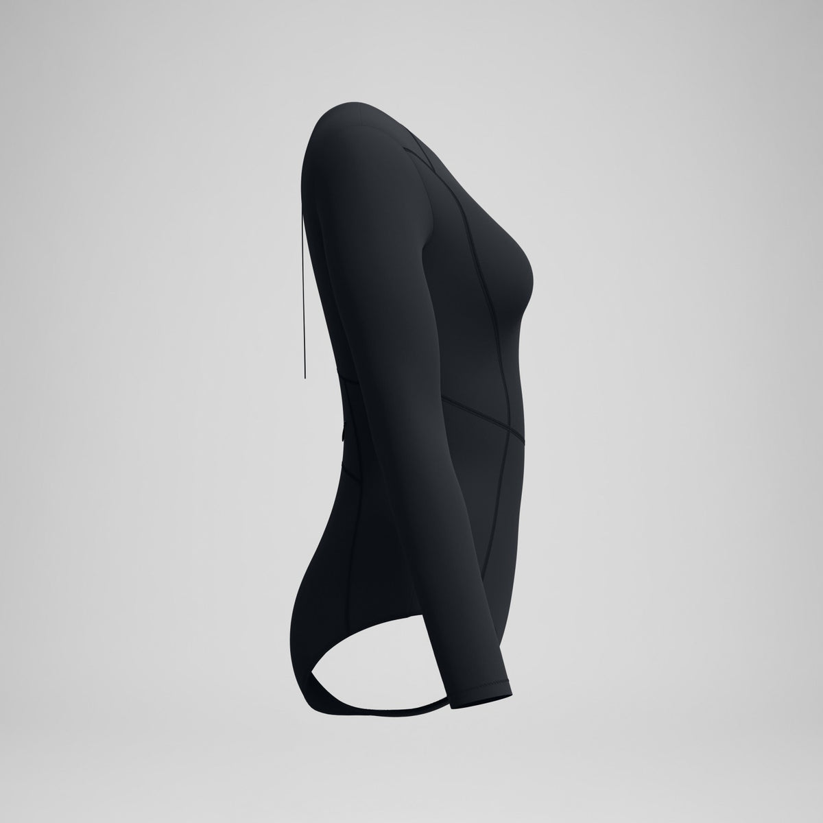 Speedo Ocean Flex Long Sleeve Zip Swimsuit Black