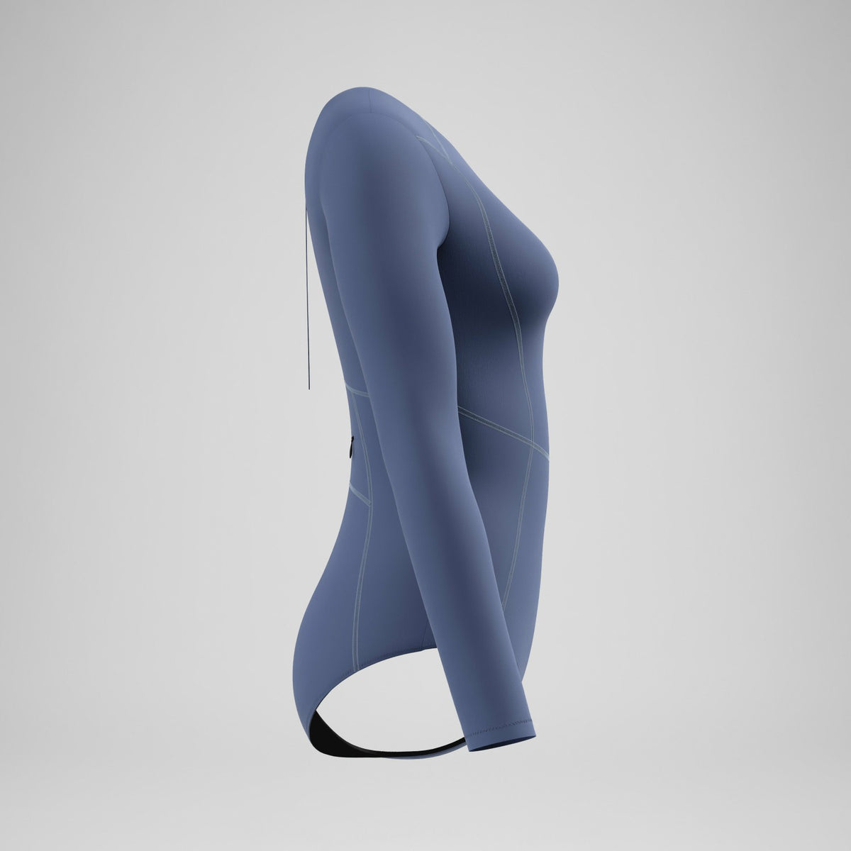 Speedo Ocean Flex Long Sleeve Zip Swimsuit Grey/Blue
