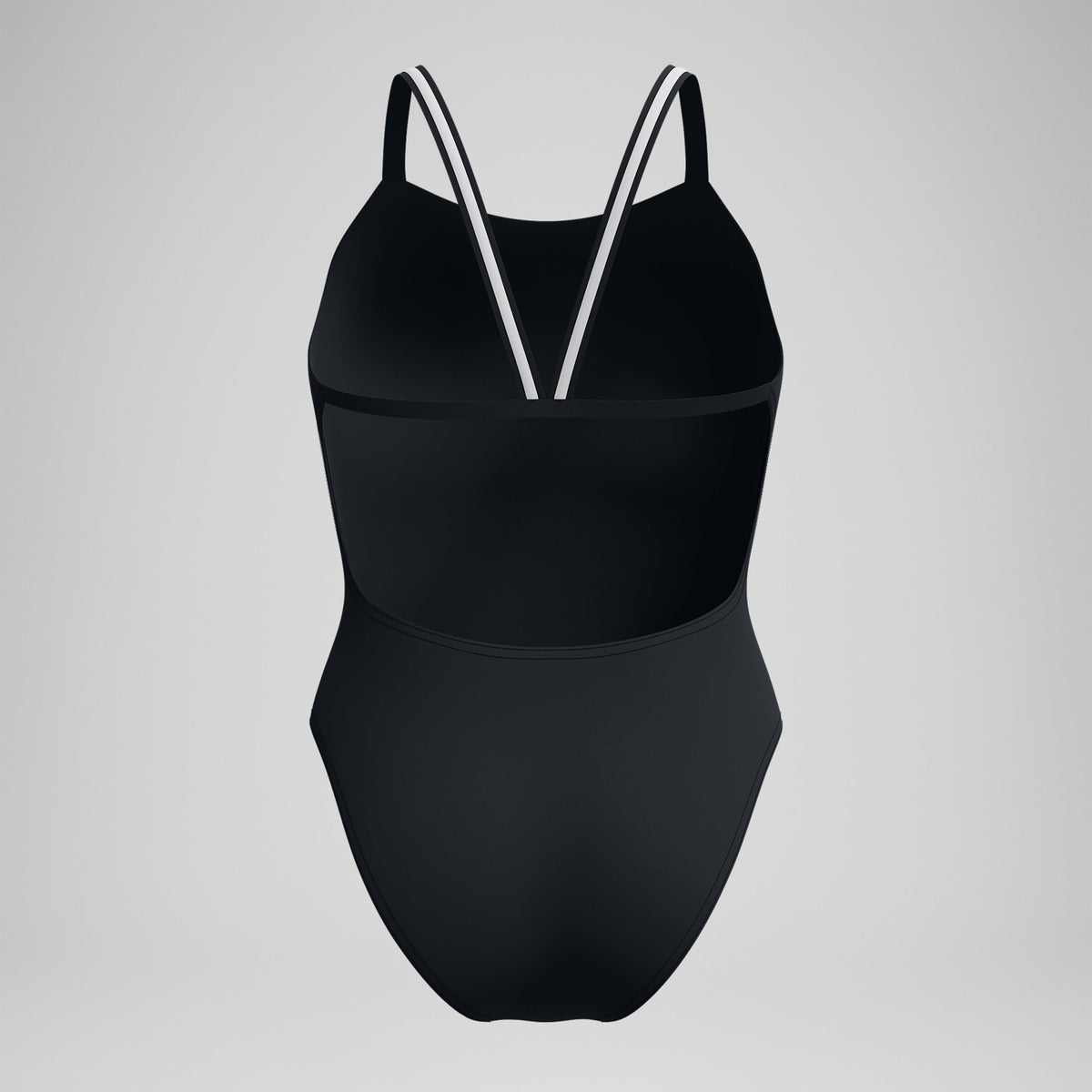 Speedo V Class Active Back Swimsuit Black/Grey