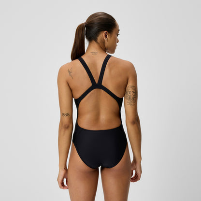 Speedo Club Training Leaderback Swimsuit Black