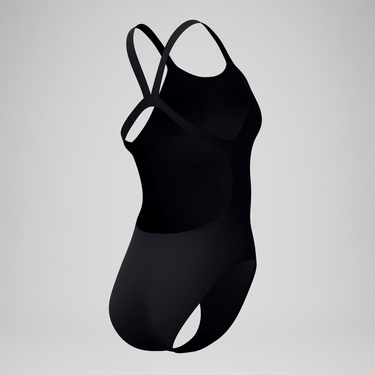 Speedo Club Training Leaderback Swimsuit Black