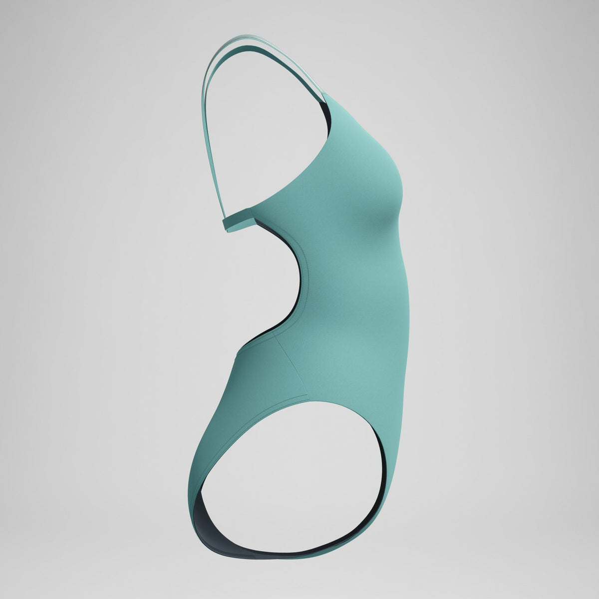 Speedo Vanquisher Active Back One Piece Storm Green