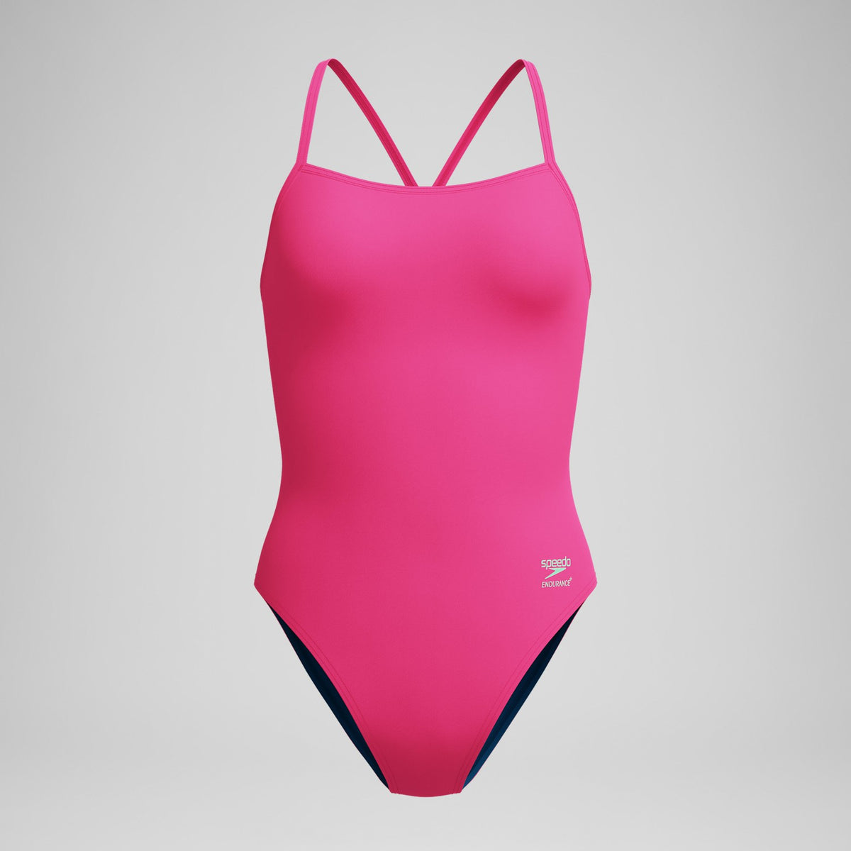 Speedo Club Training Solid V-Back 2.0 One Piece Pink
