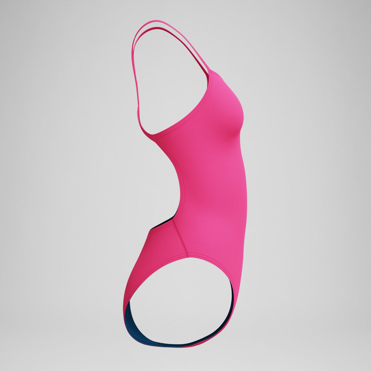Speedo Club Training Solid V-Back 2.0 One Piece Pink