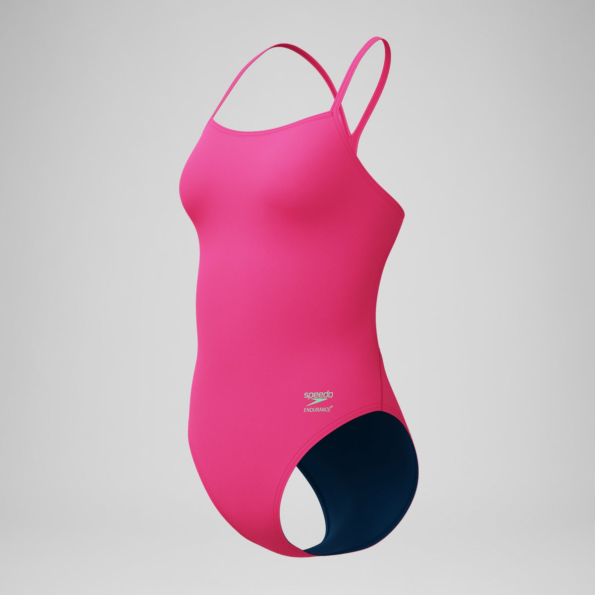 Speedo Club Training Solid V-Back 2.0 One Piece Pink