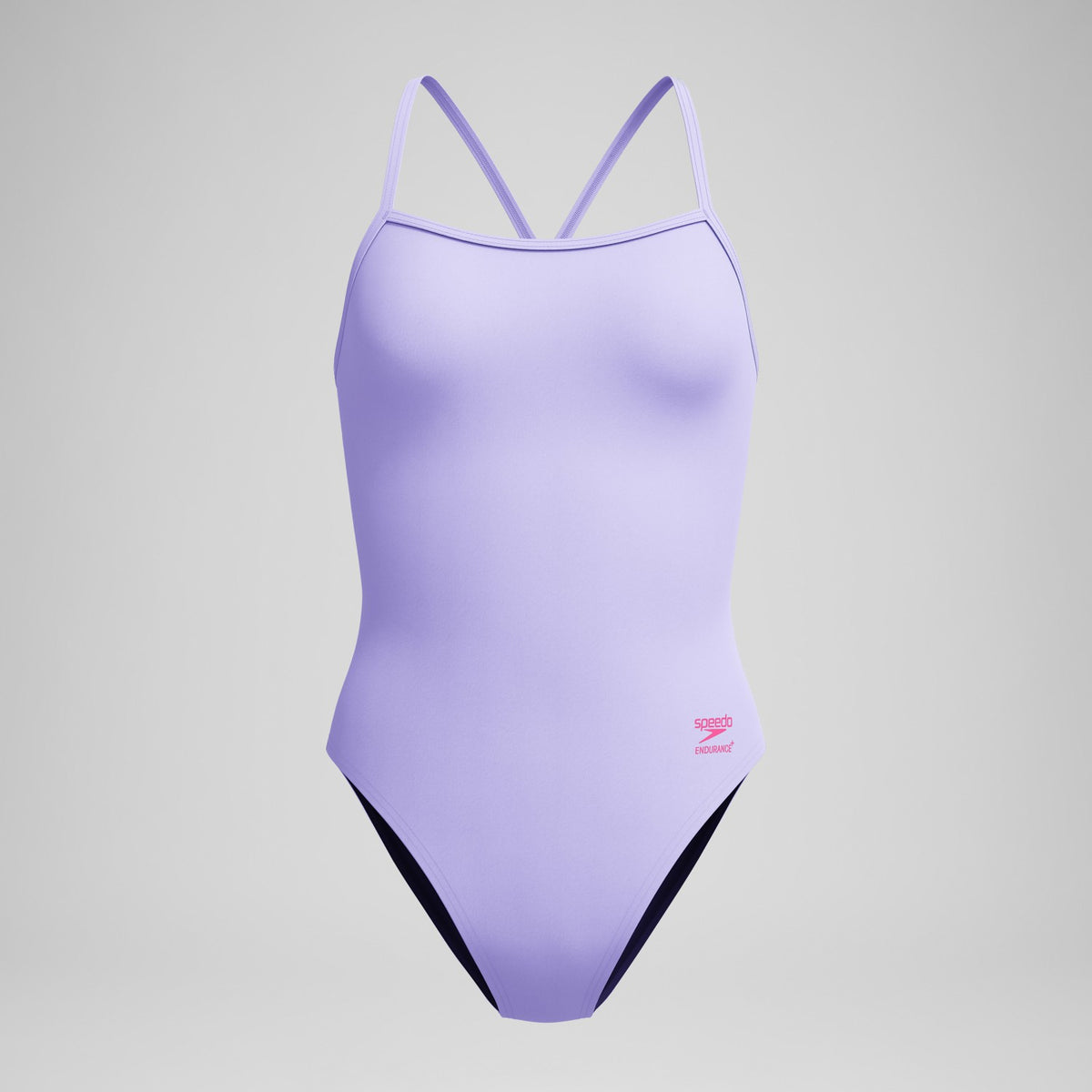 Speedo Club Training V-Back 2.0 Swimsuit Lavender