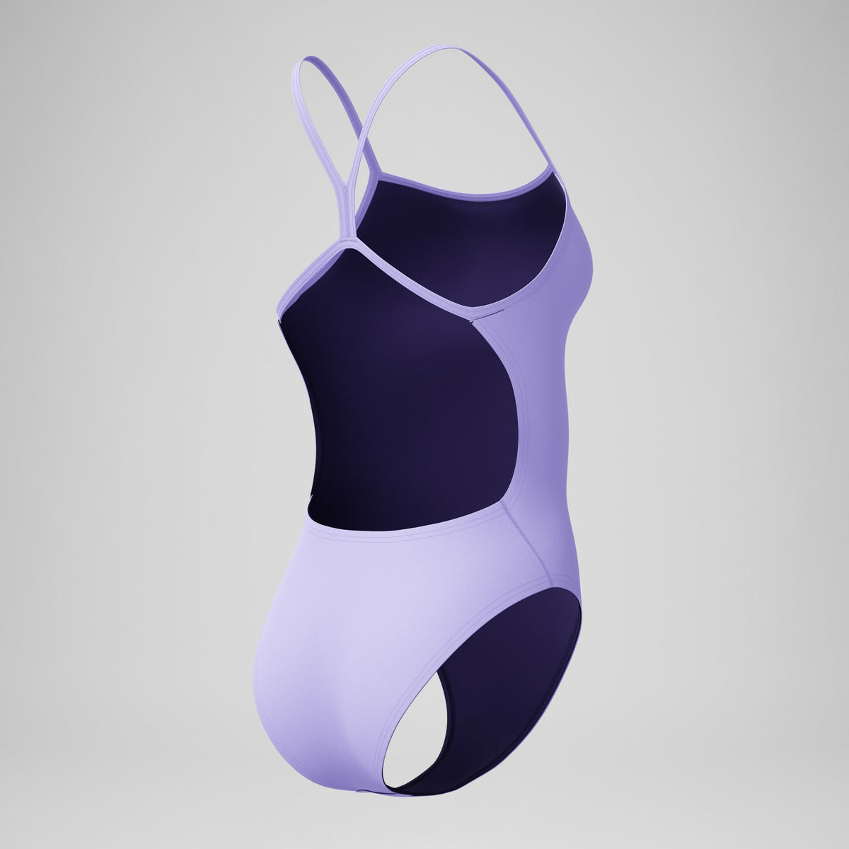 Speedo Club Training V-Back 2.0 Swimsuit Lavender