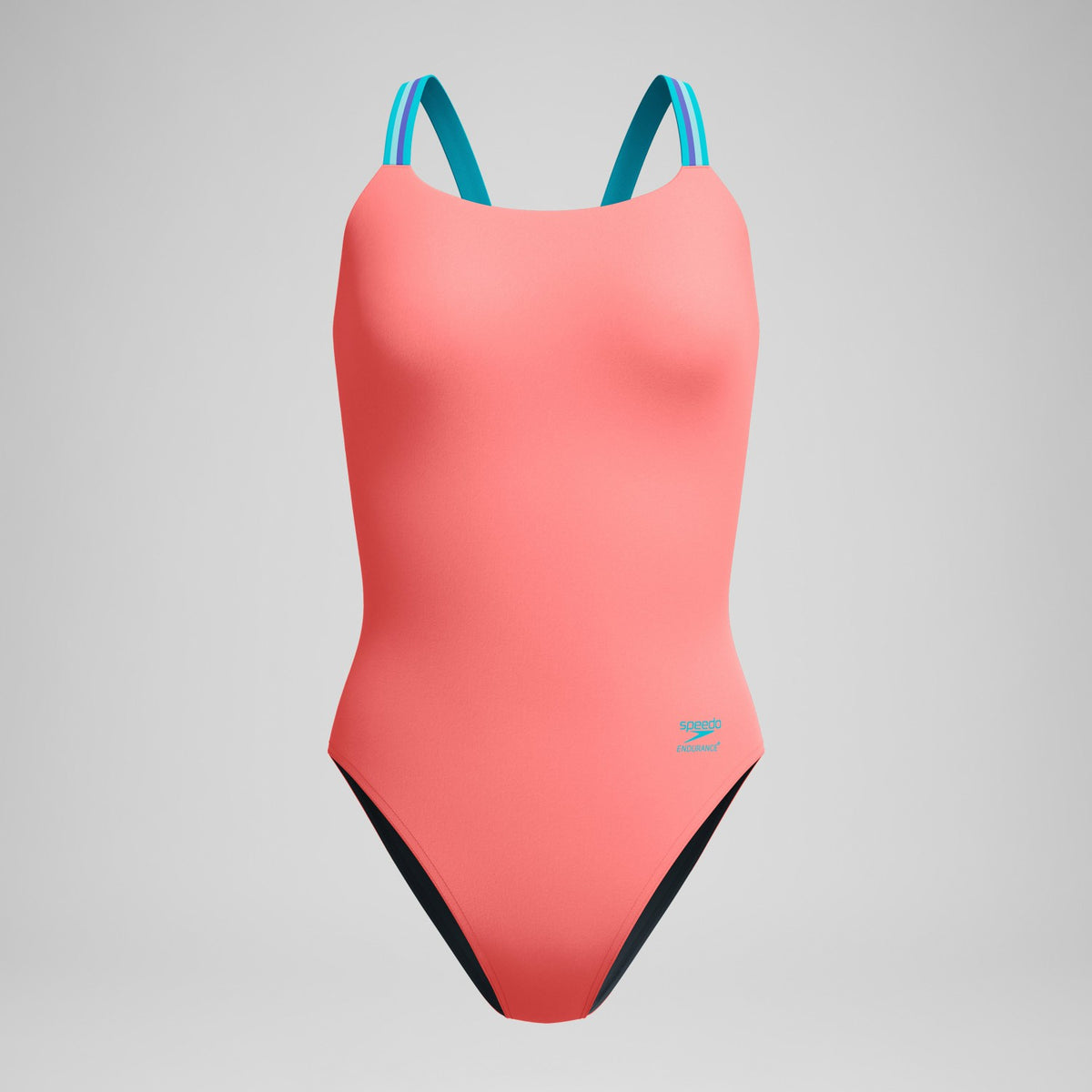 Speedo Club Training V-Back Swimsuit Peach
