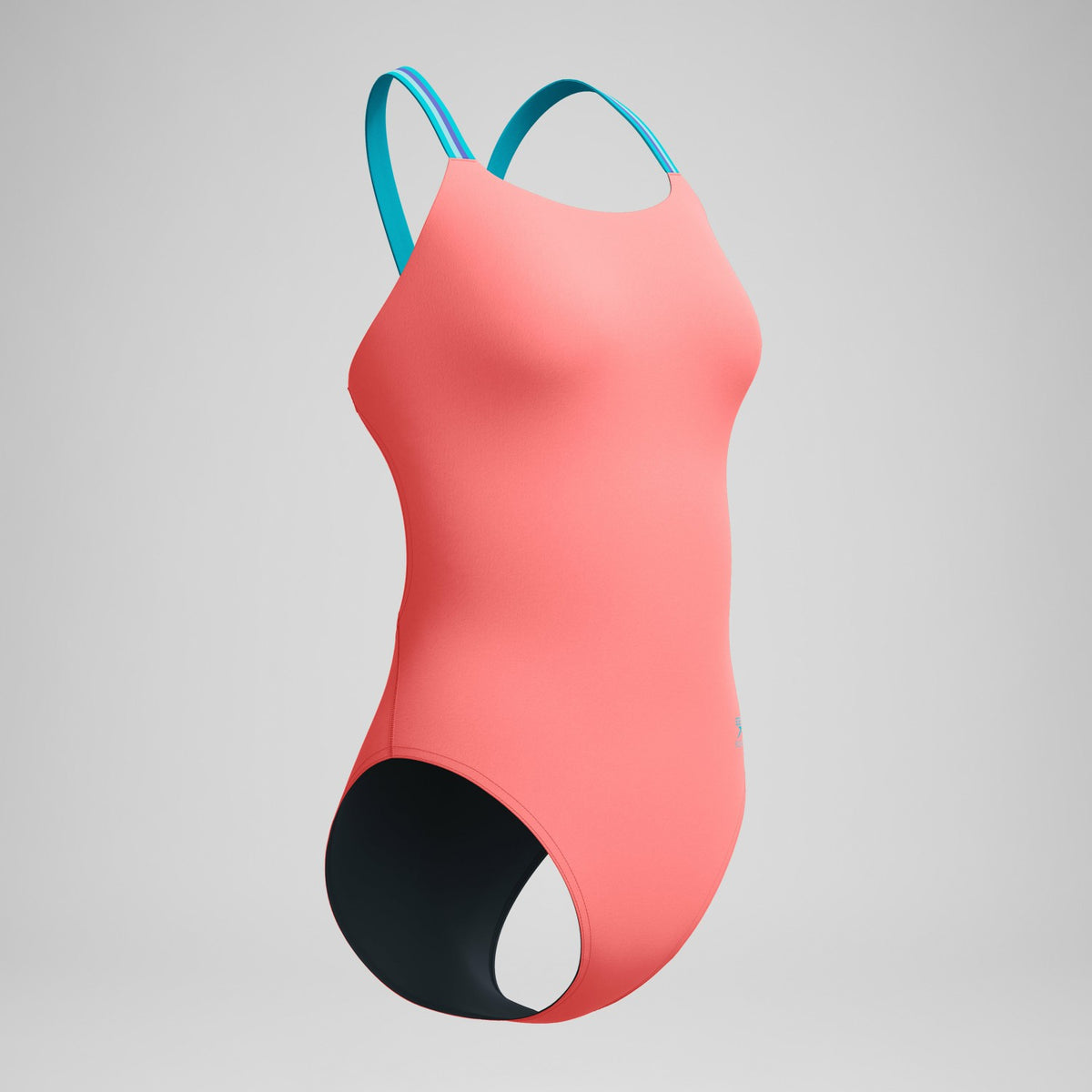 Speedo Club Training V-Back Swimsuit Peach