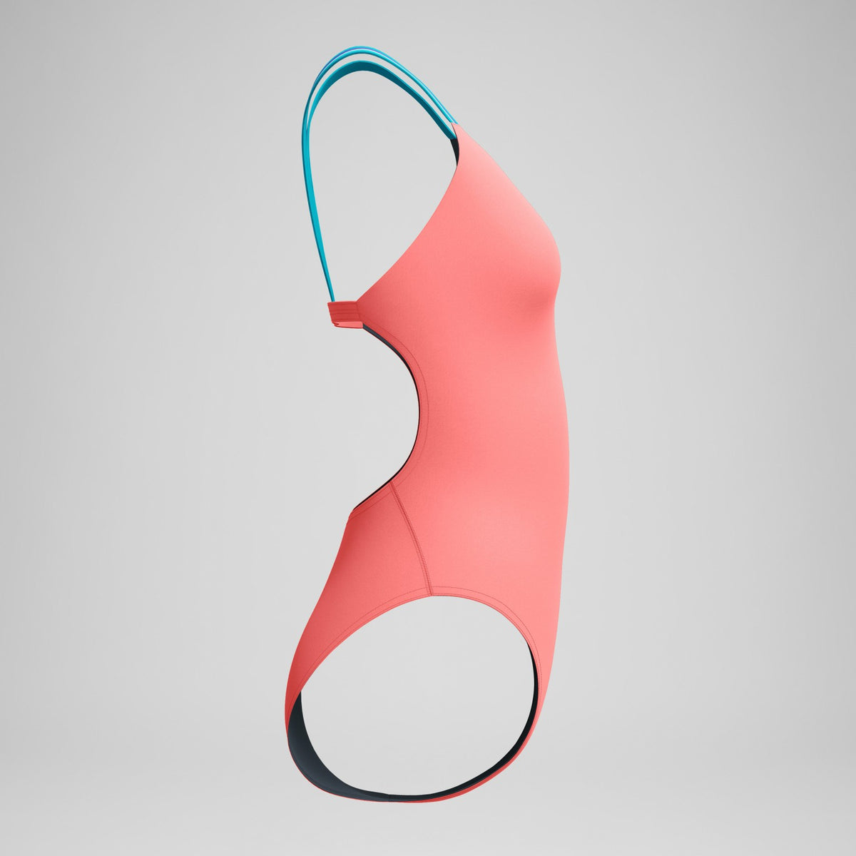 Speedo Club Training V-Back Swimsuit Peach