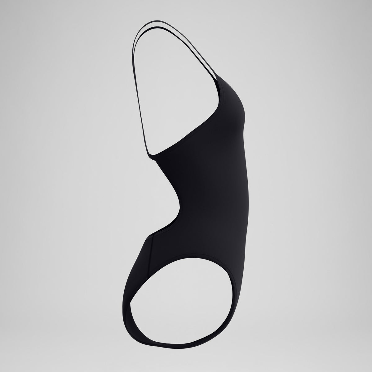 Speedo Club Training Turnback Swimsuit Black