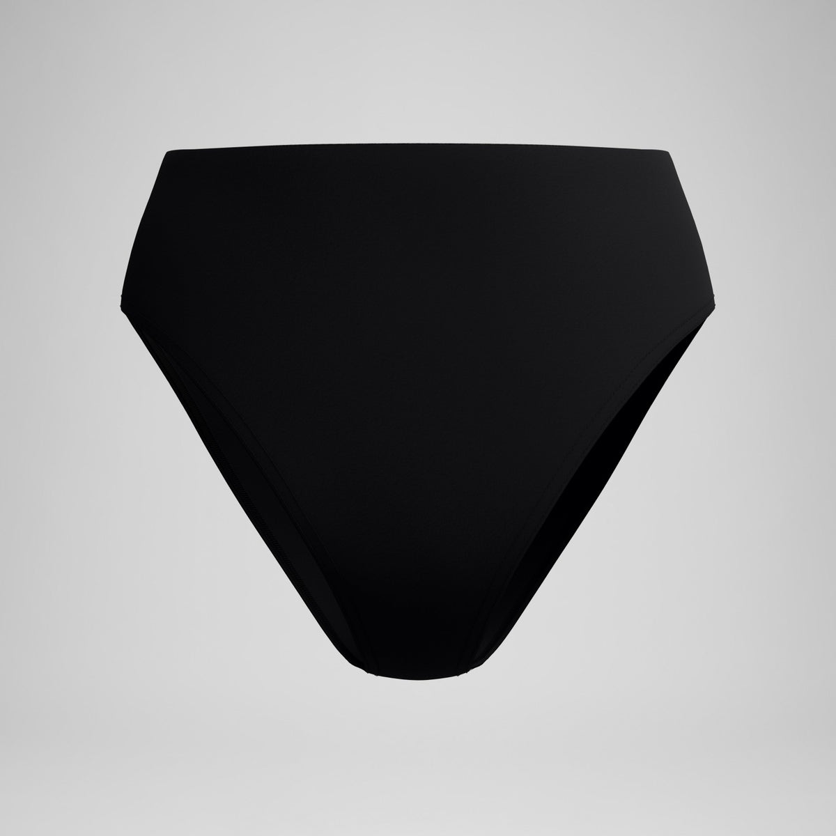 Speedo Cheeky High Waist Bikini Bottom Black