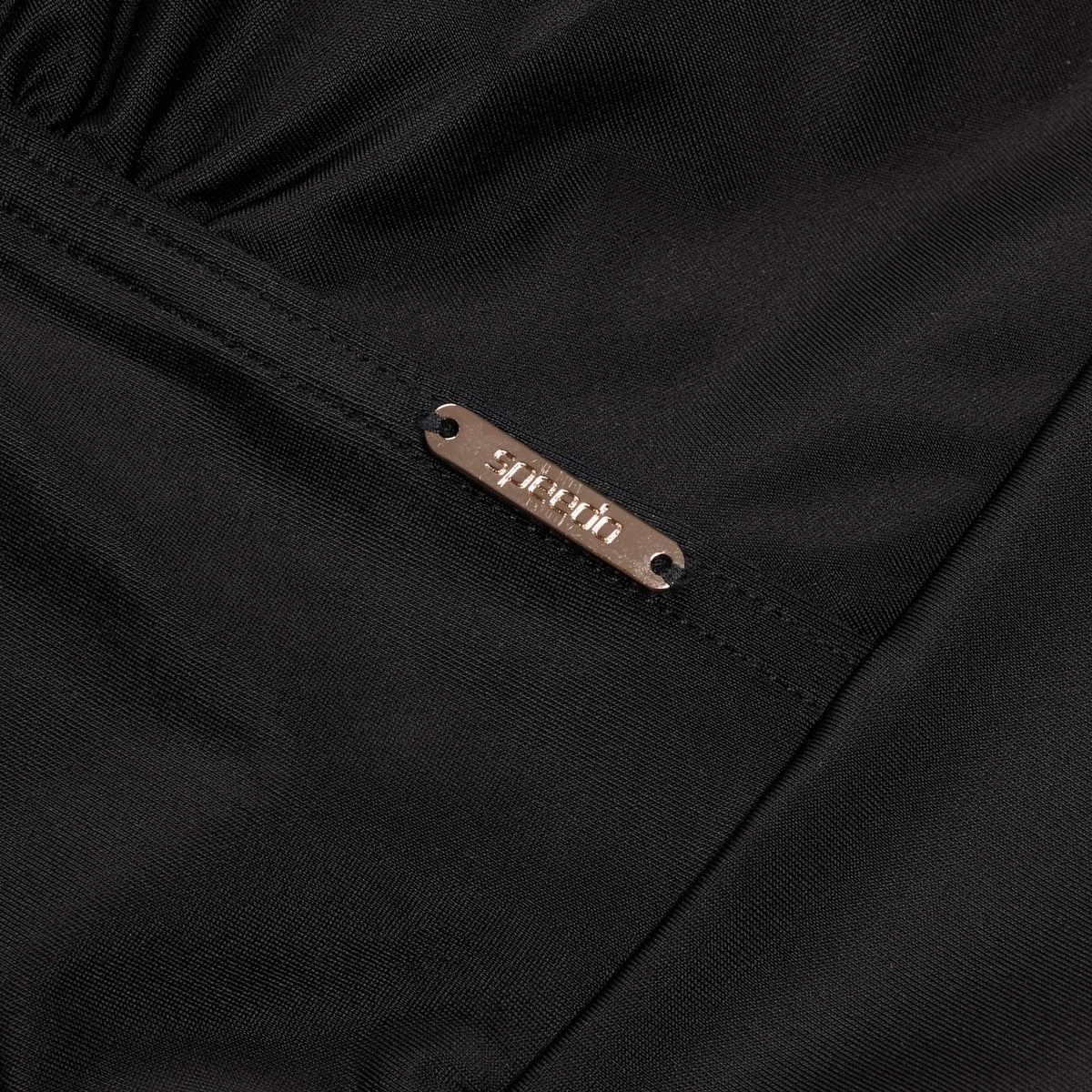 Speedo Shaping V Neck Swimsuit Black