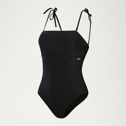 Speedo Shaping Bandeau Swimsuit Black