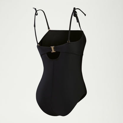 Speedo Shaping Bandeau Swimsuit Black