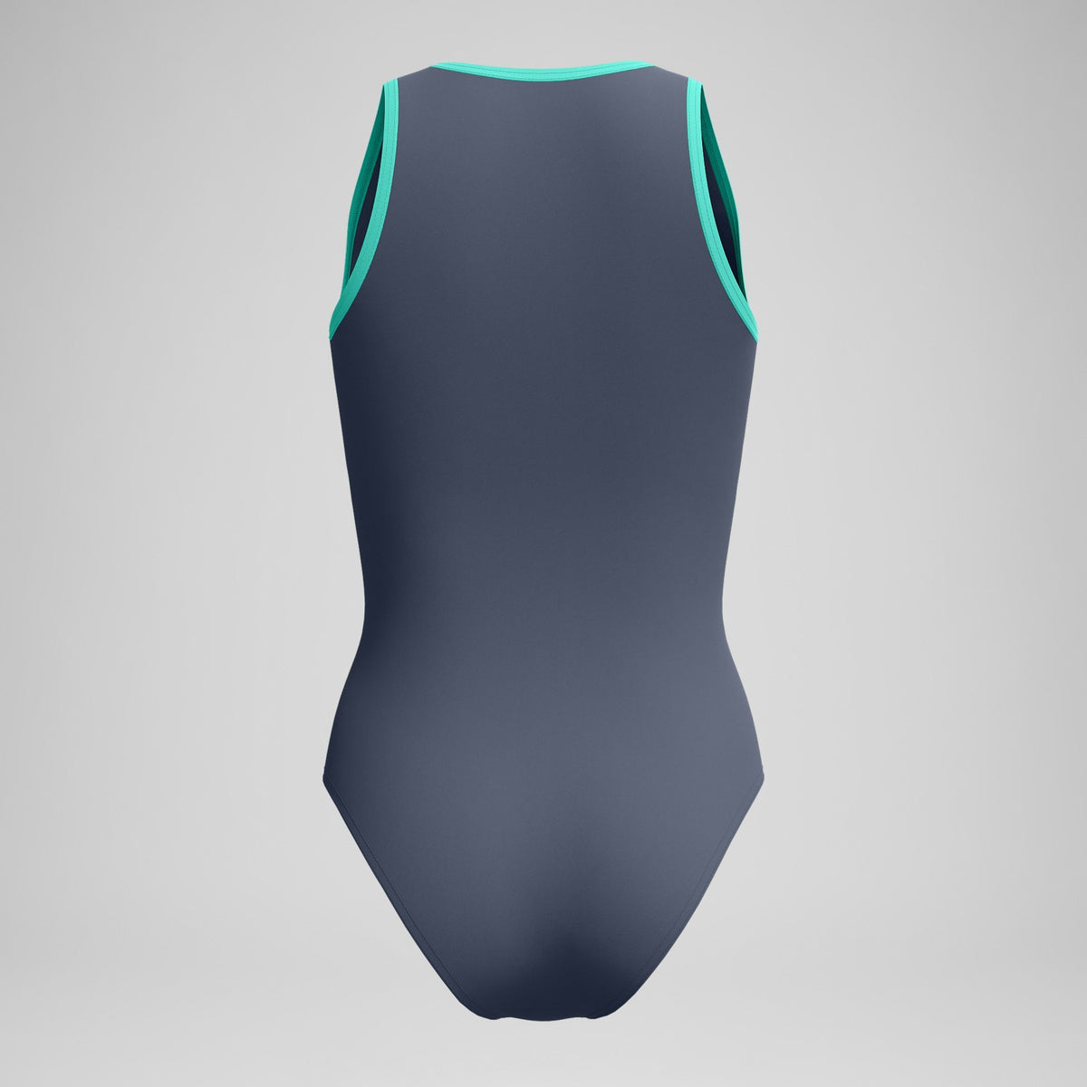 Speedo Printed Panel Hydrasuit Grey/Turquoise