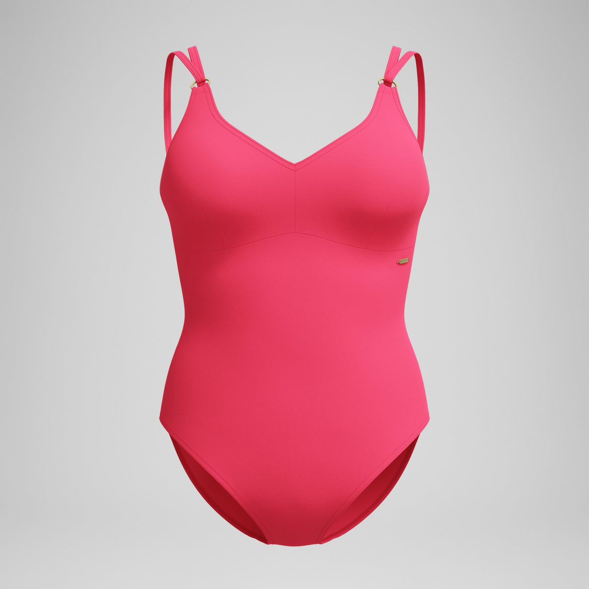 Speedo Shaping Strappy Swimsuit Pink