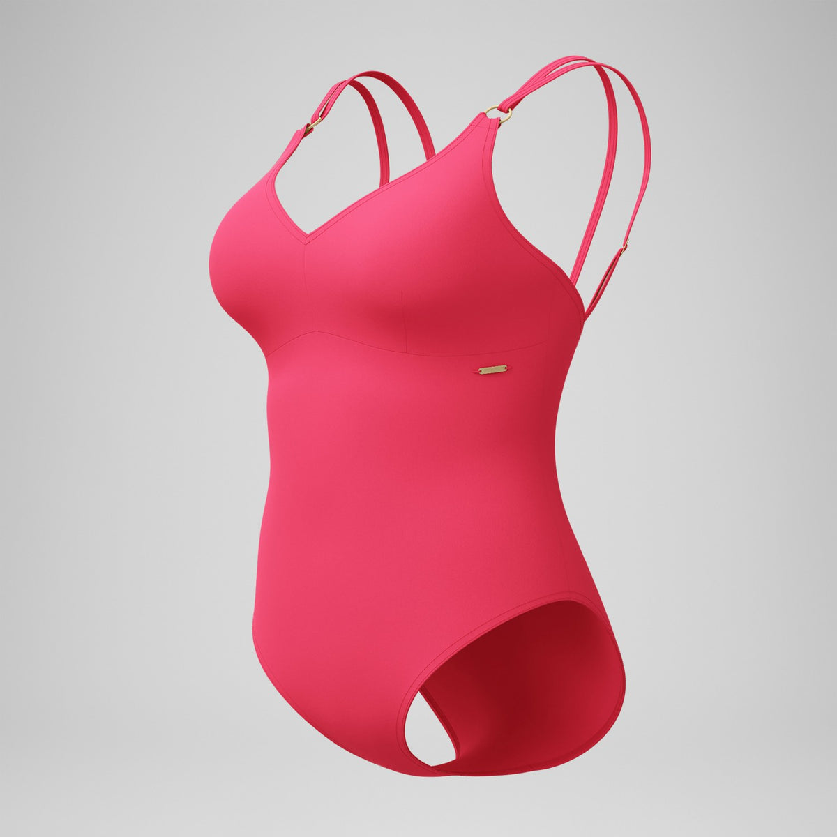 Speedo Shaping Strappy Swimsuit Pink