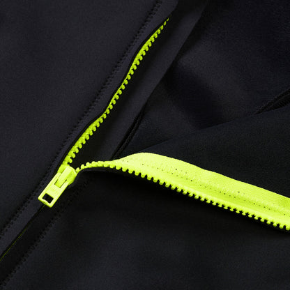Speedo Sleeveless Thermal Swimsuit Black/Yellow