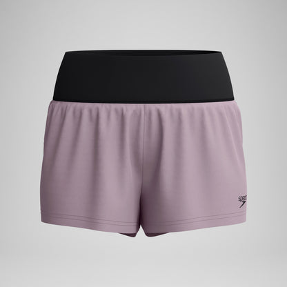 Speedo Lookout Solid Swim Shorts Mauve