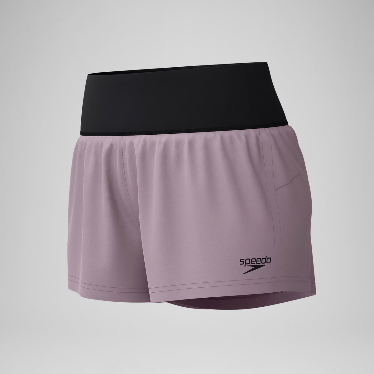 Speedo Lookout Solid Swim Shorts Mauve