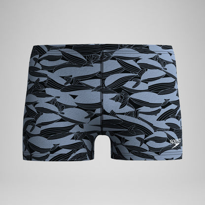 Speedo Beachstar Printed Aquashorts Black/Grey