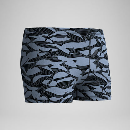 Speedo Beachstar Printed Aquashorts Black/Grey