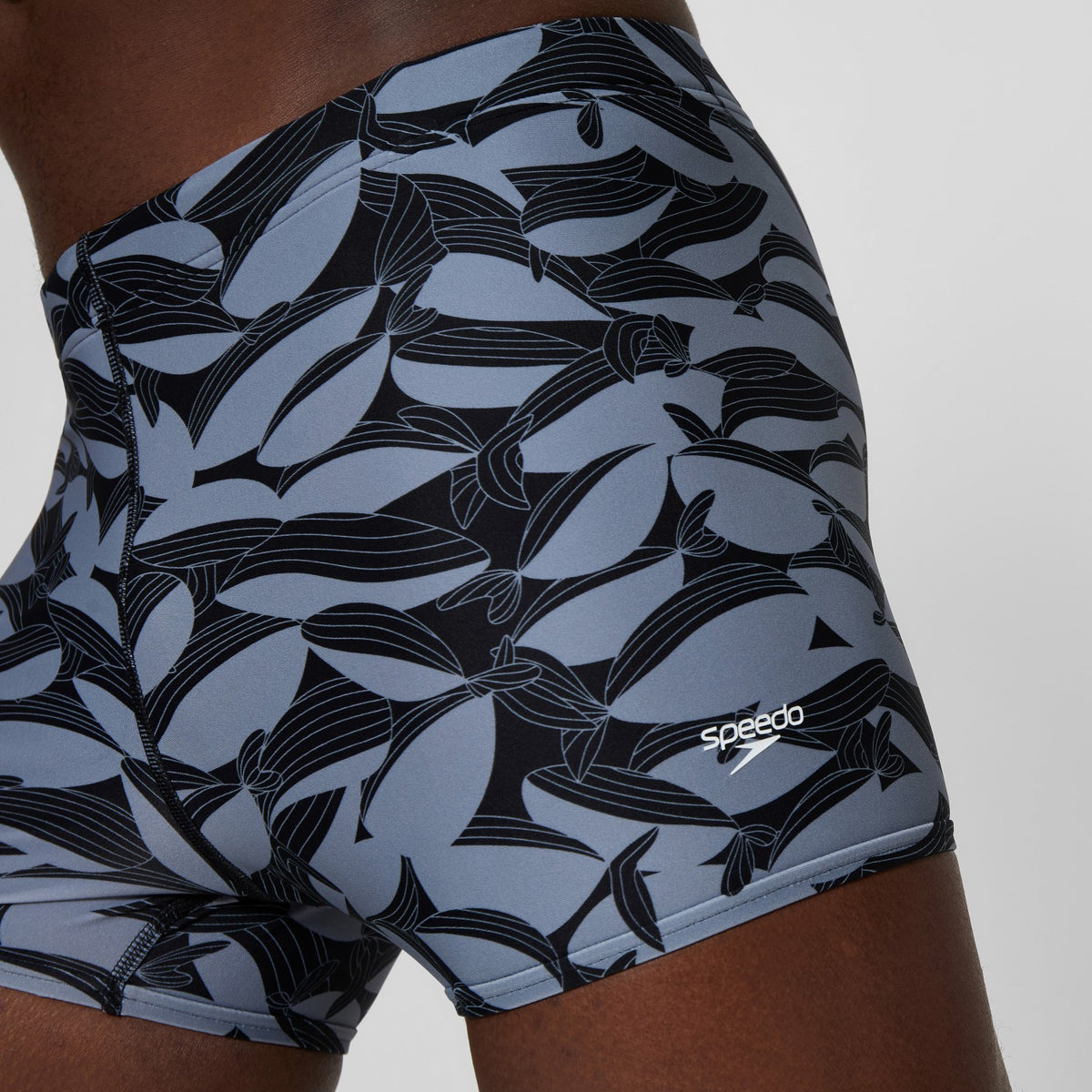 Speedo Beachstar Printed Aquashorts Black/Grey