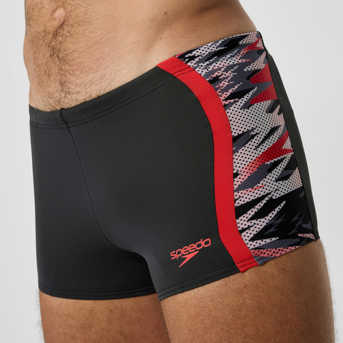 Speedo Hyperboom Splice Aquashorts Black/Red