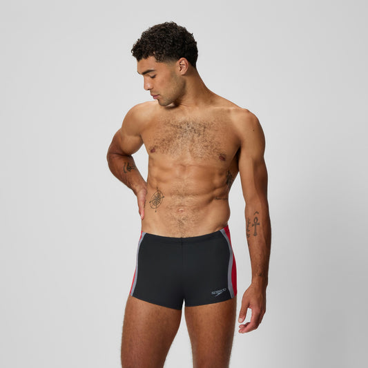 Speedo Splice Aquashorts Black/Red
