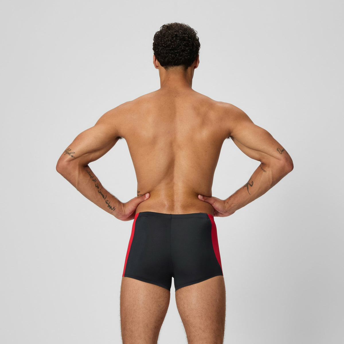 Speedo Splice Aquashorts Black/Red