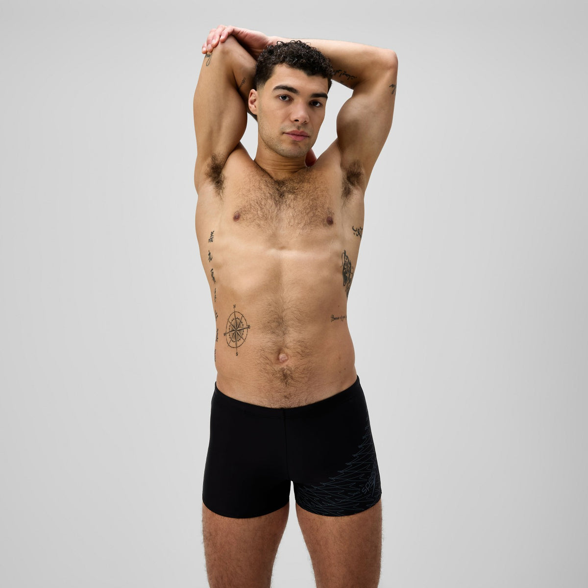 Speedo Medley Logo Aquashorts Black/Grey