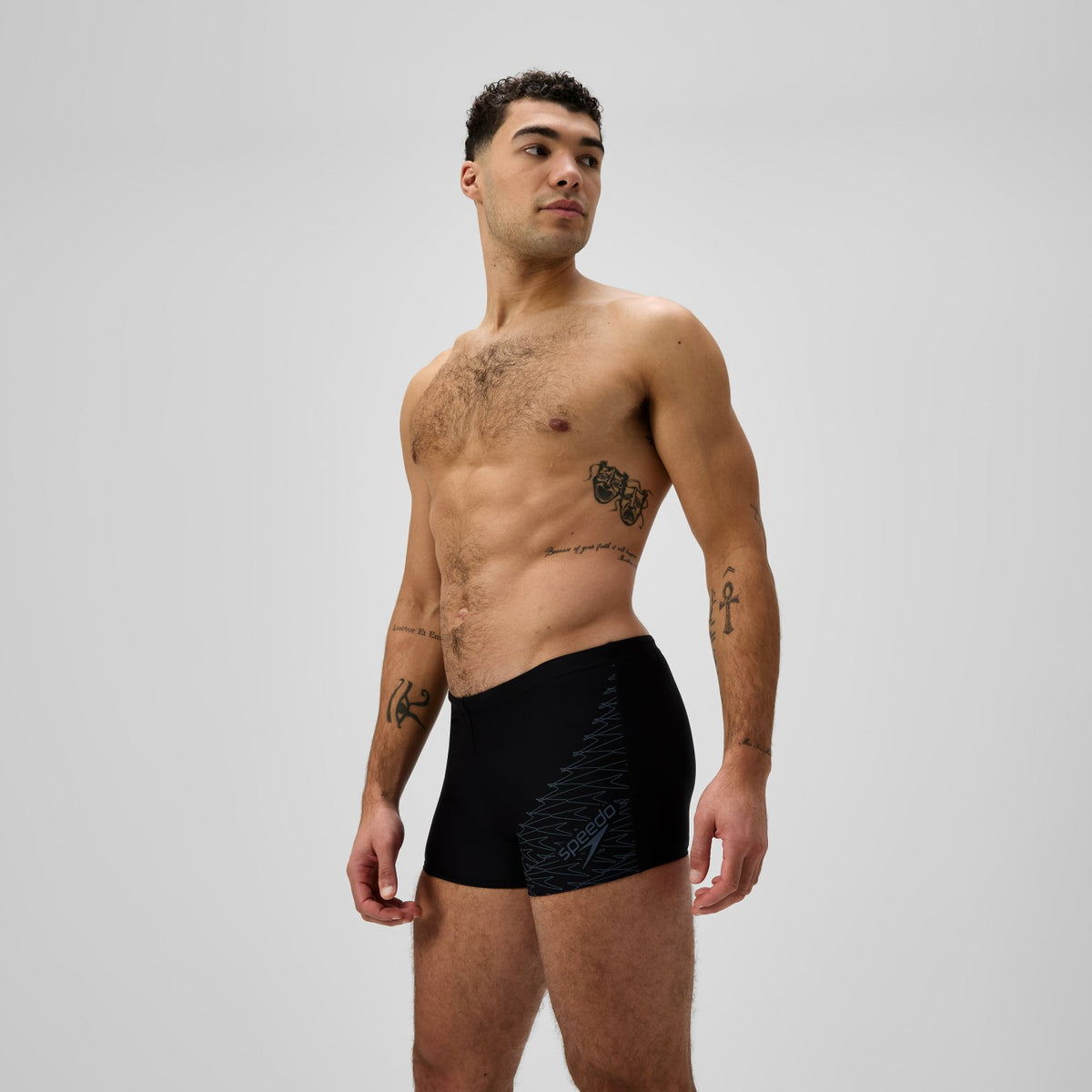 Speedo Medley Logo Aquashorts Black/Grey