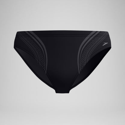 Speedo Printed V Class Movement Brief Black