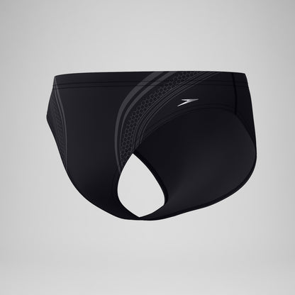 Speedo Printed V Class Movement Brief Black