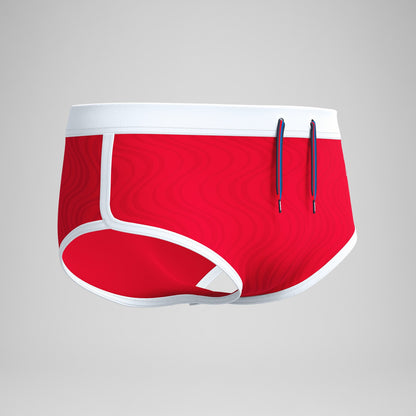 Speedo Jetstream Textured Brief Red
